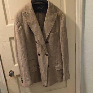 Brunello Cucinelli Textured Brown Fabric